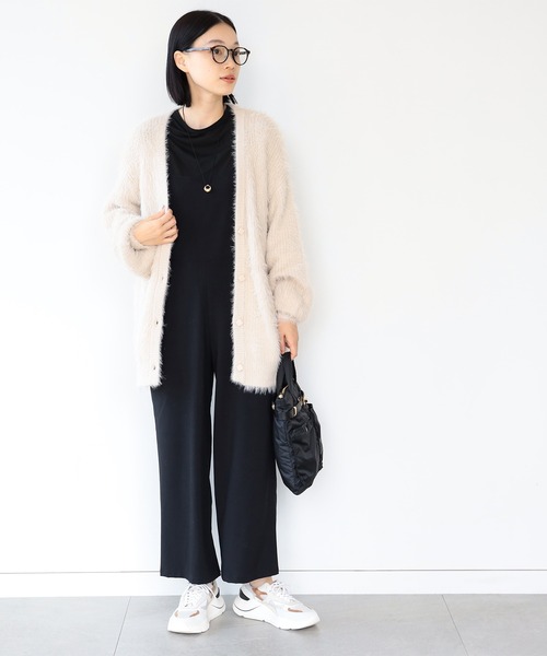 BEAMS HEART（ビームスハート）の「フェザーヤーン カーディガン（ウォッシャブル）（カーディガン/ボレロ・レディース・ホワイト系その他5/ブラウン系その他4/グリーン/ブルー系その他/グレー/ピンク/チャコールグレー・FREE）」の21枚目の写真