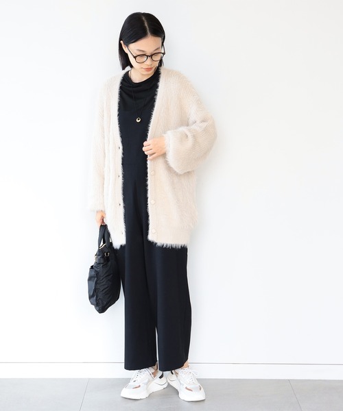 BEAMS HEART（ビームスハート）の「フェザーヤーン カーディガン（ウォッシャブル）（カーディガン/ボレロ・レディース・ホワイト系その他5/ブラウン系その他4/グリーン/ブルー系その他/グレー/ピンク/チャコールグレー・FREE）」の20枚目の写真