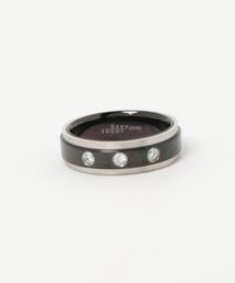 ★サージカルステンレス316L★金属アレルギー対応7mm バイカラージルコニアリング