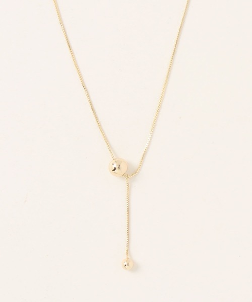 apres jour clair(アプレジュールクレア)の「【apres jour clair×ARIAZ】Y字ロングネックレス(ネックレス・レディース・ゴールド・FREE)」の3枚目の写真