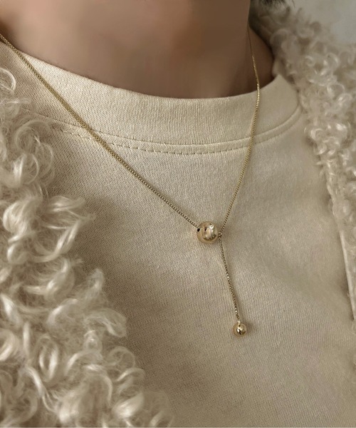apres jour clair×ARIAZ】Y字ロングネックレス（ネックレス