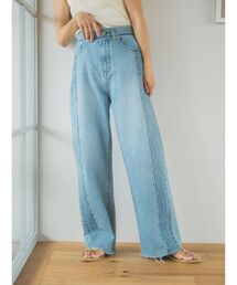 Ungrid | ウエストリメイクカットオフルーズデニム(デニムパンツ)