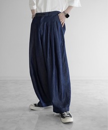 KUUUPY | Wide Tapered Pants Lyocell Denim - ワイドテーパードリヨセルデニム(デニムパンツ)