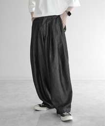 KUUUPY | Wide Tapered Pants Lyocell Denim - ワイドテーパードリヨセルデニム(デニムパンツ)