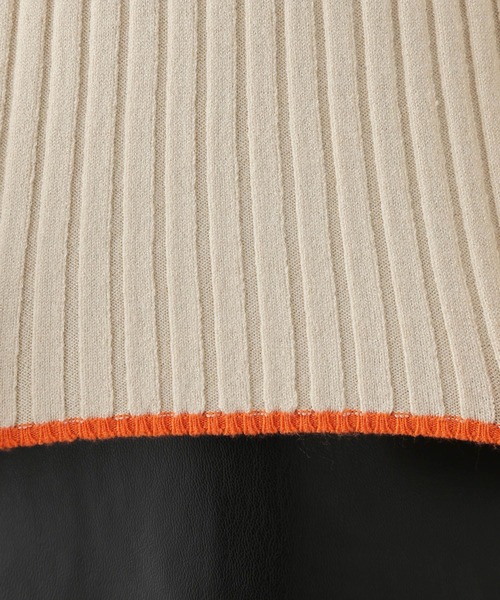 LOWRYS FARM(ローリーズファーム)の「ハイショクフレアスリーブロングスリーブ 176594(ニット/セーター・レディース・アイボリー/ホワイト/ブラック/グレー・FREE)」の7枚目の写真