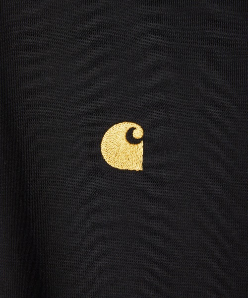 Carhartt WIP(カーハートダブリューアイピー)の「CARHARTT WIP L/S CHASE T-SHIRT カーハート ワークインプログレス チェイス ワンポイント ロンT(Tシャツ/カットソー・メンズ・ブラック/グレー系1/ホワイト/ネイビー/ホワイト系1・MEDIUM/X-SMALL/LARGE/SMALL/X-LARGE/XX-LARGE)」の11枚目の写真