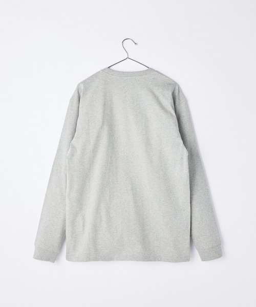 Carhartt WIP(カーハートダブリューアイピー)の「CARHARTT WIP L/S CHASE T-SHIRT カーハート ワークインプログレス チェイス ワンポイント ロンT(Tシャツ/カットソー・メンズ・ブラック/グレー系1/ホワイト/ネイビー/ホワイト系1・MEDIUM/X-SMALL/LARGE/SMALL/X-LARGE/XX-LARGE)」の14枚目の写真