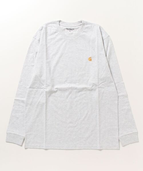 Carhartt WIP(カーハートダブリューアイピー)の「CARHARTT WIP L/S CHASE T-SHIRT カーハート ワークインプログレス チェイス ワンポイント ロンT(Tシャツ/カットソー・メンズ・ブラック/グレー系1/ホワイト/ネイビー/ホワイト系1・MEDIUM/X-SMALL/LARGE/SMALL/X-LARGE/XX-LARGE)」の20枚目の写真