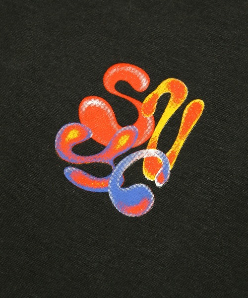 Saturdays NYC(サタデーズ ニューヨークシティ )の「Stacked Airbrush Snyc SS Tee(Tシャツ/カットソー・レディース・パープル/ブラック・L/M/S/X-SMALL)」の11枚目の写真