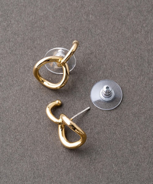 ANOH（アノー）の「リングフックピアス（ピアス（両耳用）・レディース・シルバー/ゴールド・FREE）」の6枚目の写真