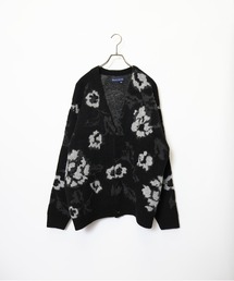TOWNCRAFT / タウンクラフト SHAGGY VINTAGE PATTERN ZIP CARDIGAN
