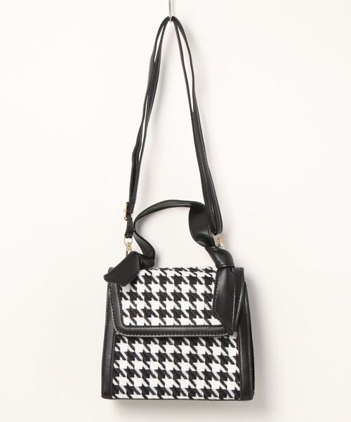 clear（クリア）の「千鳥柄ハンドバッグ（ハンドバッグ・レディース・ベージュ/ブラック・F）」の11枚目の写真