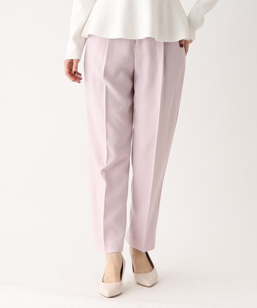 index（インデックス）の「◆ストレッチカルゼ テーパードパンツ（その他パンツ・レディース・ネイビー/ベビーピンク/ライトベージュ・36/38/40/42）」の8枚目の写真