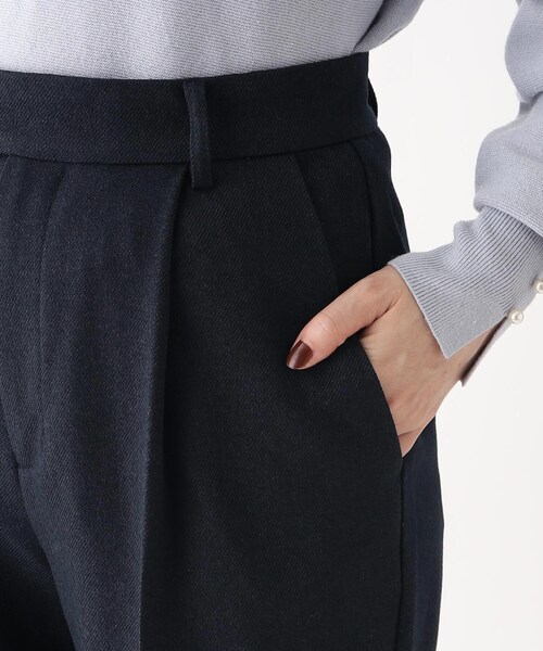 index（インデックス）の「◆ストレッチカルゼ テーパードパンツ（その他パンツ・レディース・ネイビー/ベビーピンク/ライトベージュ・36/38/40/42）」の19枚目の写真