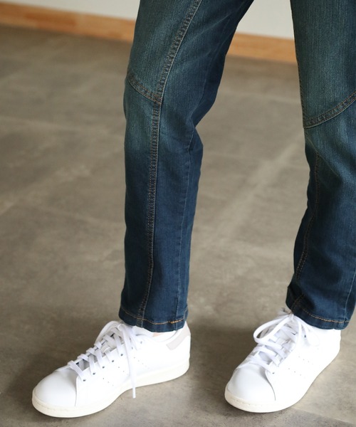 aity(アイティ)の「ウエストリブデニムサルエルパンツ(デニムパンツ・レディース・ブルー/ワンウォッシュ/ネイビー・M)」の2枚目の写真
