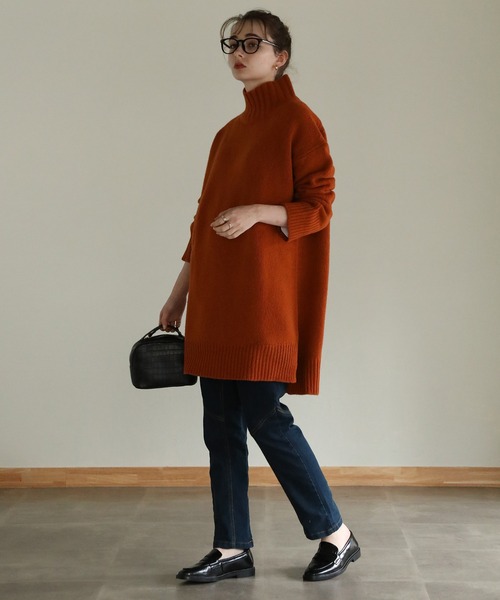 aity(アイティ)の「ウエストリブデニムサルエルパンツ(デニムパンツ・レディース・ブルー/ワンウォッシュ/ネイビー・M)」の17枚目の写真