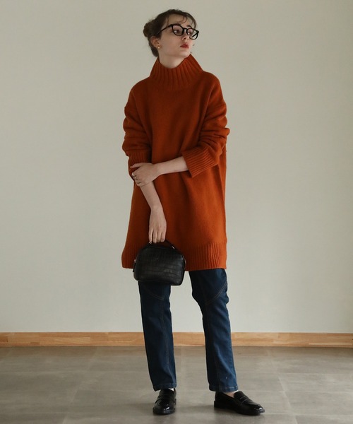 aity(アイティ)の「ウエストリブデニムサルエルパンツ(デニムパンツ・レディース・ブルー/ワンウォッシュ/ネイビー・M)」の18枚目の写真