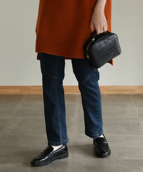 aity(アイティ)の「ウエストリブデニムサルエルパンツ(デニムパンツ・レディース・ブルー/ワンウォッシュ/ネイビー・M)」の19枚目の写真
