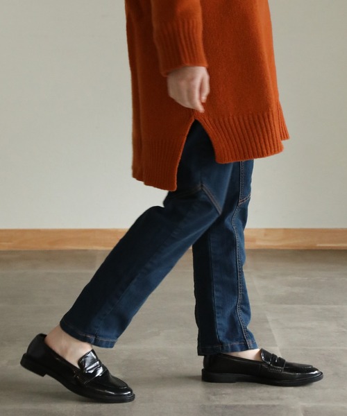 aity(アイティ)の「ウエストリブデニムサルエルパンツ(デニムパンツ・レディース・ブルー/ワンウォッシュ/ネイビー・M)」の20枚目の写真