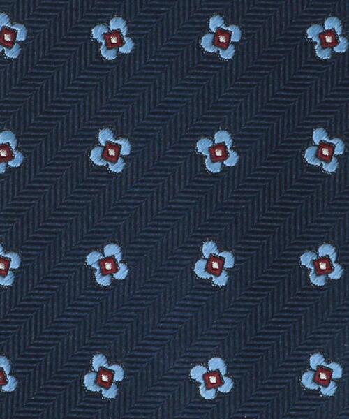 green label relaxing（グリーンレーベルリラクシング）の「シルク(1) 8.0cm 小紋 ネクタイ（ネクタイ・メンズ・ネイビー/ロイヤルブルー・FREE）」の5枚目の写真