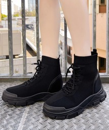 Figments | レースアップソックスブーツ(ブーツ)