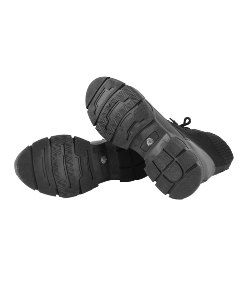 Figments（フィグメンツ）の「レースアップソックスブーツ（ブーツ・レディース・ブラック・MEDIUM/SMALL）」の5枚目の写真