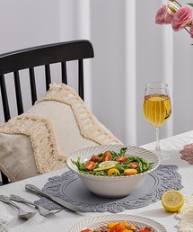 aimoha（アイモハ）の「レース柄シリコンマット【４サイズ】（ランチョンマット/テーブルウェア）」