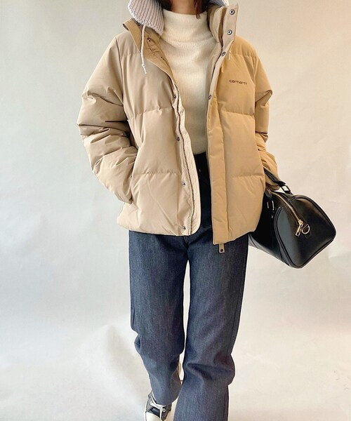 早い者勝ちCarhartt ベージュ ダウンジャケット　S Carhartt(カーハート)ダウンジャケット