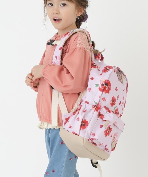 HAKKA KIDS(ハッカキッズ)の「ポピープリントリュック(バックパック/リュック・キッズ・レッド/パープル・M/S)」の14枚目の写真