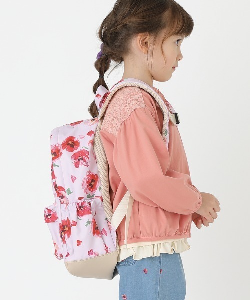 HAKKA KIDS(ハッカキッズ)の「ポピープリントリュック(バックパック/リュック・キッズ・レッド/パープル・M/S)」の13枚目の写真