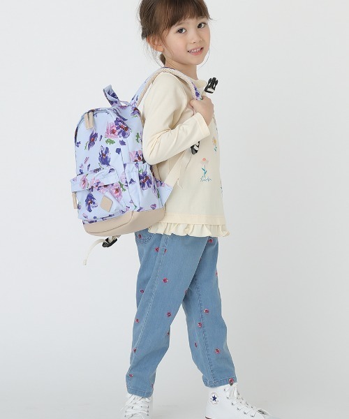 HAKKA KIDS(ハッカキッズ)の「ポピープリントリュック(バックパック/リュック・キッズ・レッド/パープル・M/S)」の10枚目の写真