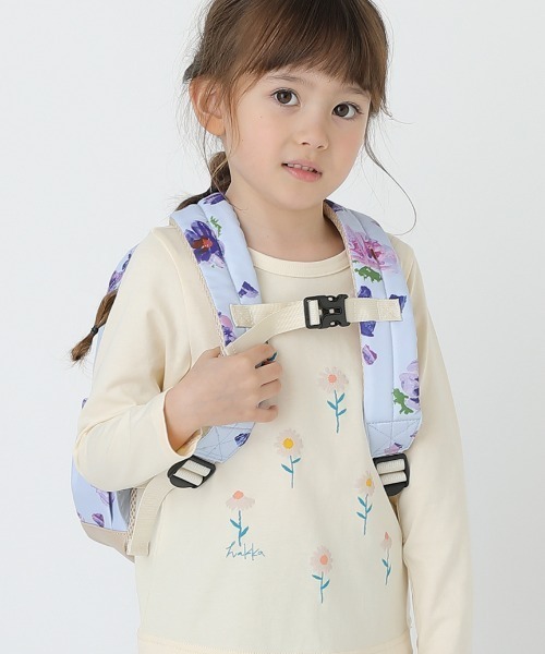 HAKKA KIDS(ハッカキッズ)の「ポピープリントリュック(バックパック/リュック・キッズ・レッド/パープル・M/S)」の9枚目の写真