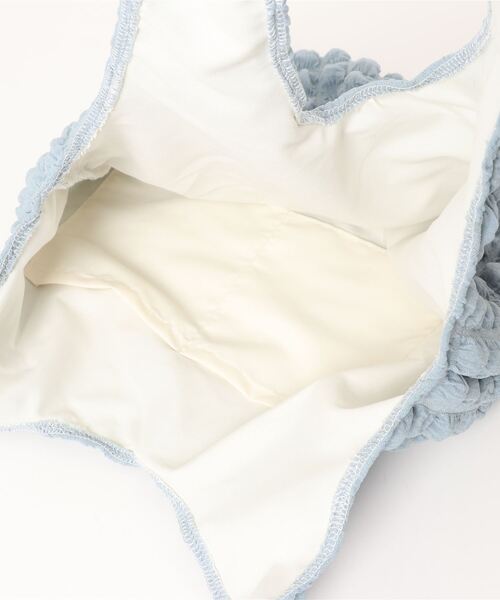 ammy.（エイミードット）の「【 ammy. / エイミードット 】 ふわふわ ぽこぽこ ワッフル トートバッグ（トートバッグ・レディース・ピンク/ホワイト/ブラック/イエロー/ブルー・FREE）」の8枚目の写真