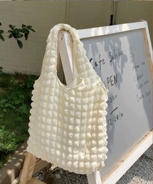 ammy. | 【 ammy. / エイミードット 】 ふわふわ ぽこぽこ ワッフル トートバッグ(トートバッグ)