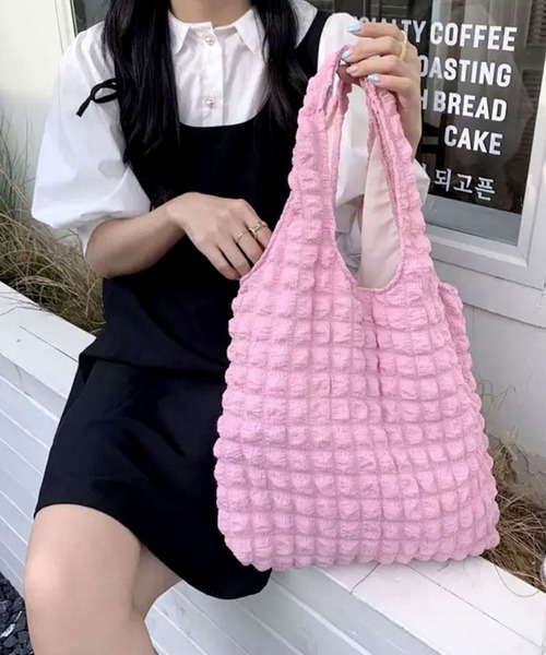 8号帆布トートバッグ(M)クリーム×ミルクティー　　まめちゃん 8号帆布トートバッグ オーダーsample【M-1】 トートバッグ