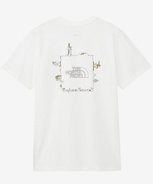 THE NORTH FACE（ザノースフェイス）の「THE NORTH FACE/ザ・ノース・フェイス S/S EXPLORE SOURCE CIRCULATION TEE/ショートスリーブエクスプロールソースサーキュレーションティー 半袖Tシャツ UVケア NT32392（Tシャツ/カットソー・メンズ・ブルー/ブラック/カーキ/ホワイト/ボルドー・M/L/XL）」の2枚目の写真