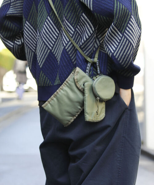 GLOSTER（グロスター）の「【GLOSTER/グロスター】タンカース ミリタリーマルチポシェット ミニショルダー（ショルダーバッグ・メンズ・ブラック/オリーブ/ベージュ・FREE）」の14枚目の写真