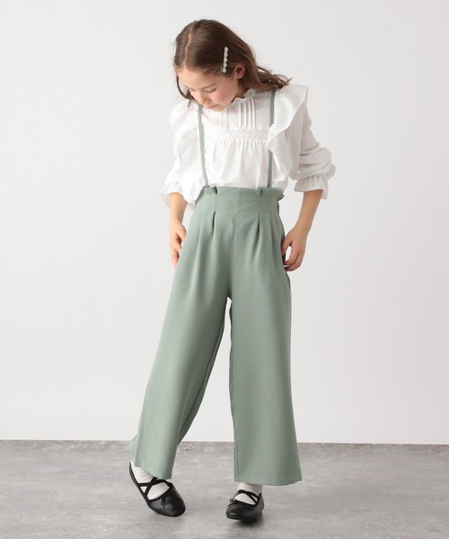 GLOBAL WORK(グローバルワーク)の「イージーケア/フリルブラウス/185907(シャツ/ブラウス・キッズ・ホワイト・140cm/150cm/120cm/110cm/130cm/100cm/160cm)」の8枚目の写真