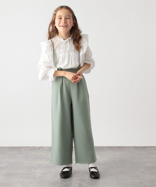 GLOBAL WORK(グローバルワーク)の「イージーケア/フリルブラウス/185907(シャツ/ブラウス・キッズ・ホワイト・140cm/150cm/120cm/110cm/130cm/100cm/160cm)」の12枚目の写真