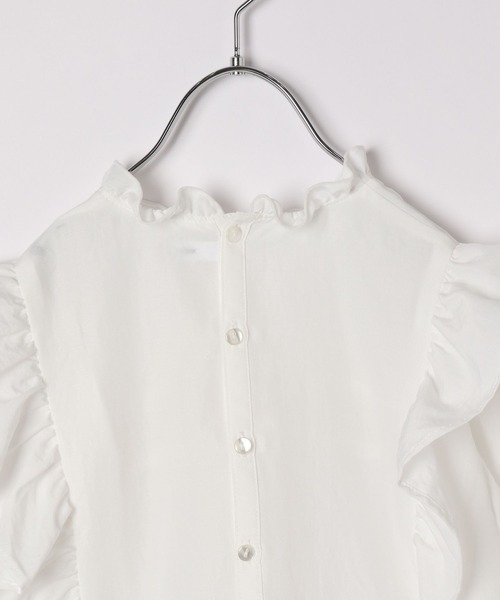 GLOBAL WORK(グローバルワーク)の「イージーケア/フリルブラウス/185907(シャツ/ブラウス・キッズ・ホワイト・140cm/150cm/120cm/110cm/130cm/100cm/160cm)」の15枚目の写真