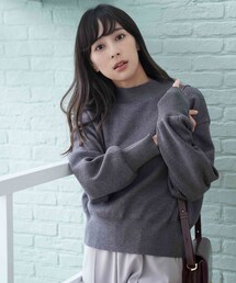 ◆ミラノリブ袖ボリュームニット