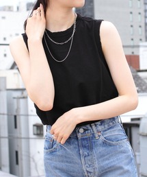 THE SHINZONE/シンゾーン　ハイツイストコットンスリーブレス　HIGH TWIST COTTON SLEEVELESS