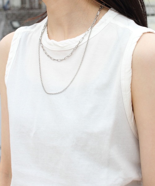 THE SHINZONE（ザ　シンゾーン）の「THE SHINZONE/シンゾーン　ハイツイストコットンスリーブレス　HIGH TWIST COTTON SLEEVELESS（Tシャツ/カットソー・レディース・ブラック/ホワイト/レッド/パープル・FREE）」の15枚目の写真
