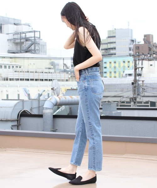 THE SHINZONE（ザ　シンゾーン）の「THE SHINZONE/シンゾーン　ハイツイストコットンスリーブレス　HIGH TWIST COTTON SLEEVELESS（Tシャツ/カットソー・レディース・ブラック/ホワイト/レッド/パープル・FREE）」の22枚目の写真