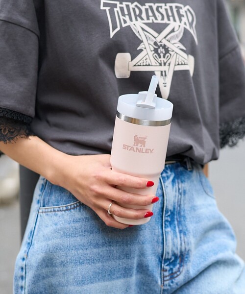 STANLEY(スタンレー)の「STANLEY/スタンレー H2.0 真空スリムクエンチャー 414ML(グラス/マグカップ/タンブラー・メンズ・ブラック/ブルーグリーン/ナチュラル/ピンク/グレー・ONE SIZE)」の15枚目の写真