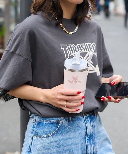 STANLEY(スタンレー)の「STANLEY/スタンレー H2.0 真空スリムクエンチャー 414ML(グラス/マグカップ/タンブラー・メンズ・ブラック/ブルーグリーン/ナチュラル/ピンク/グレー・ONE SIZE)」の18枚目の写真