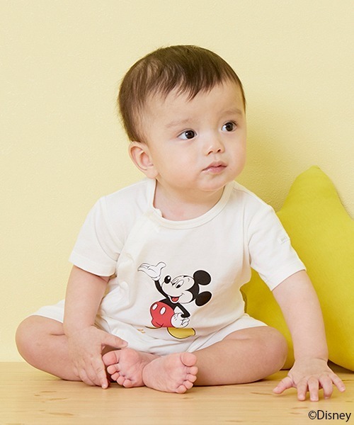 petit main（プティマイン）の「【Disney】グラフィックカバーオール（ロンパース・キッズ・レモンイエロー/アイボリー/ライトピンク・70cm/80ｃｍ）」の19枚目の写真