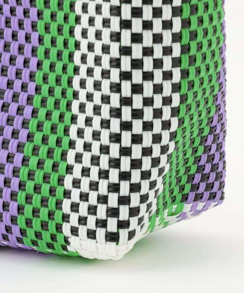 FRAPBOIS（フラボア）の「メルカドバッグ 中 パープル（かごバッグ・レディース・パープル系その他・FREE）」の2枚目の写真