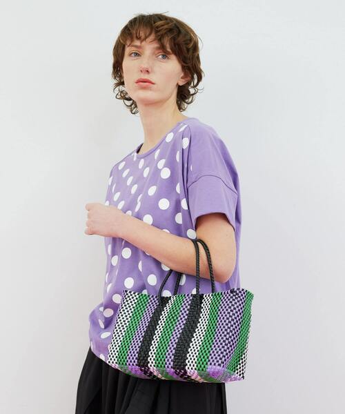 FRAPBOIS（フラボア）の「メルカドバッグ 中 パープル（かごバッグ・レディース・パープル系その他・FREE）」の8枚目の写真