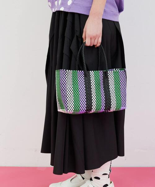 FRAPBOIS（フラボア）の「メルカドバッグ 中 パープル（かごバッグ・レディース・パープル系その他・FREE）」の10枚目の写真